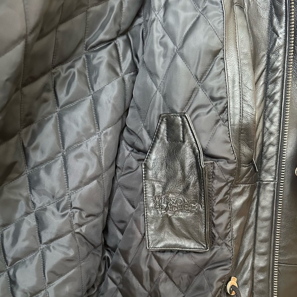 NWT Wilson Leather Faux Fur Jacket - Picture 5 of 6